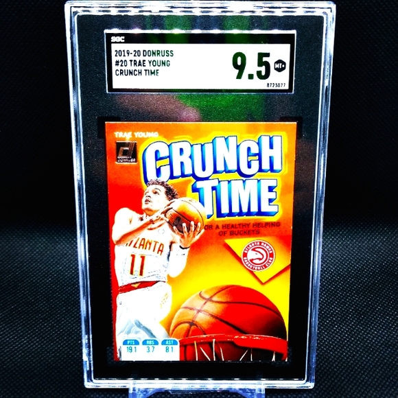Trae Young 2019 Panini Donruss Crunch Time #20 SGC